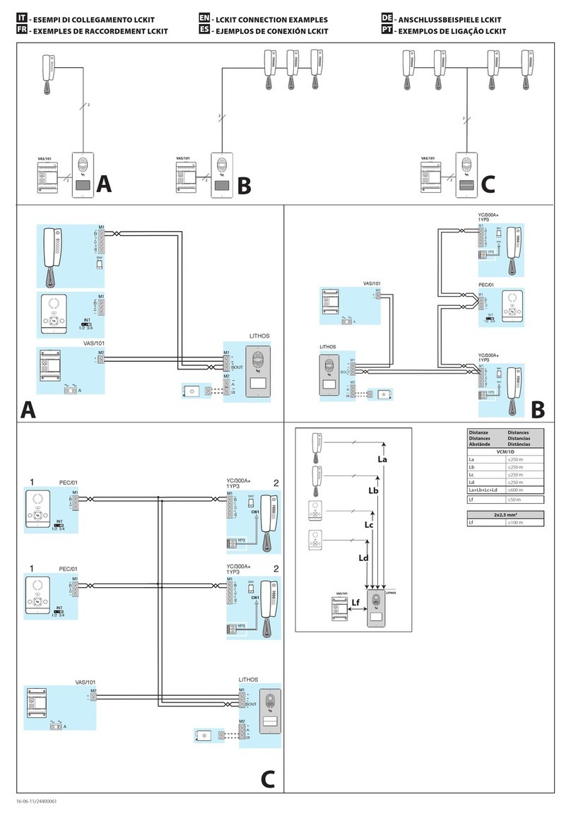 CAME VCM/1D User manual