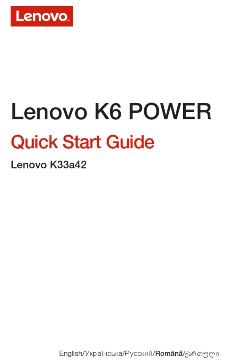 Lenovo K6 User manual