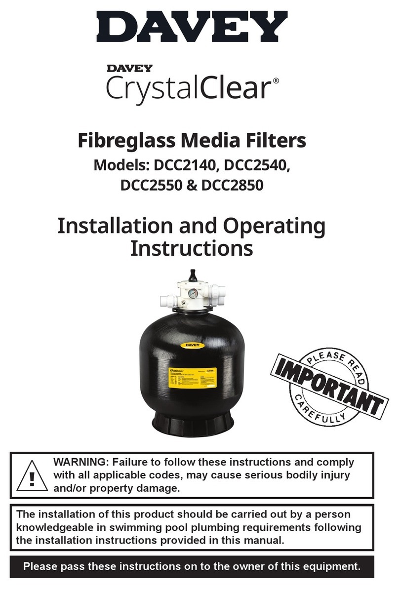 Davey CrystalClear DCC2550 User manual