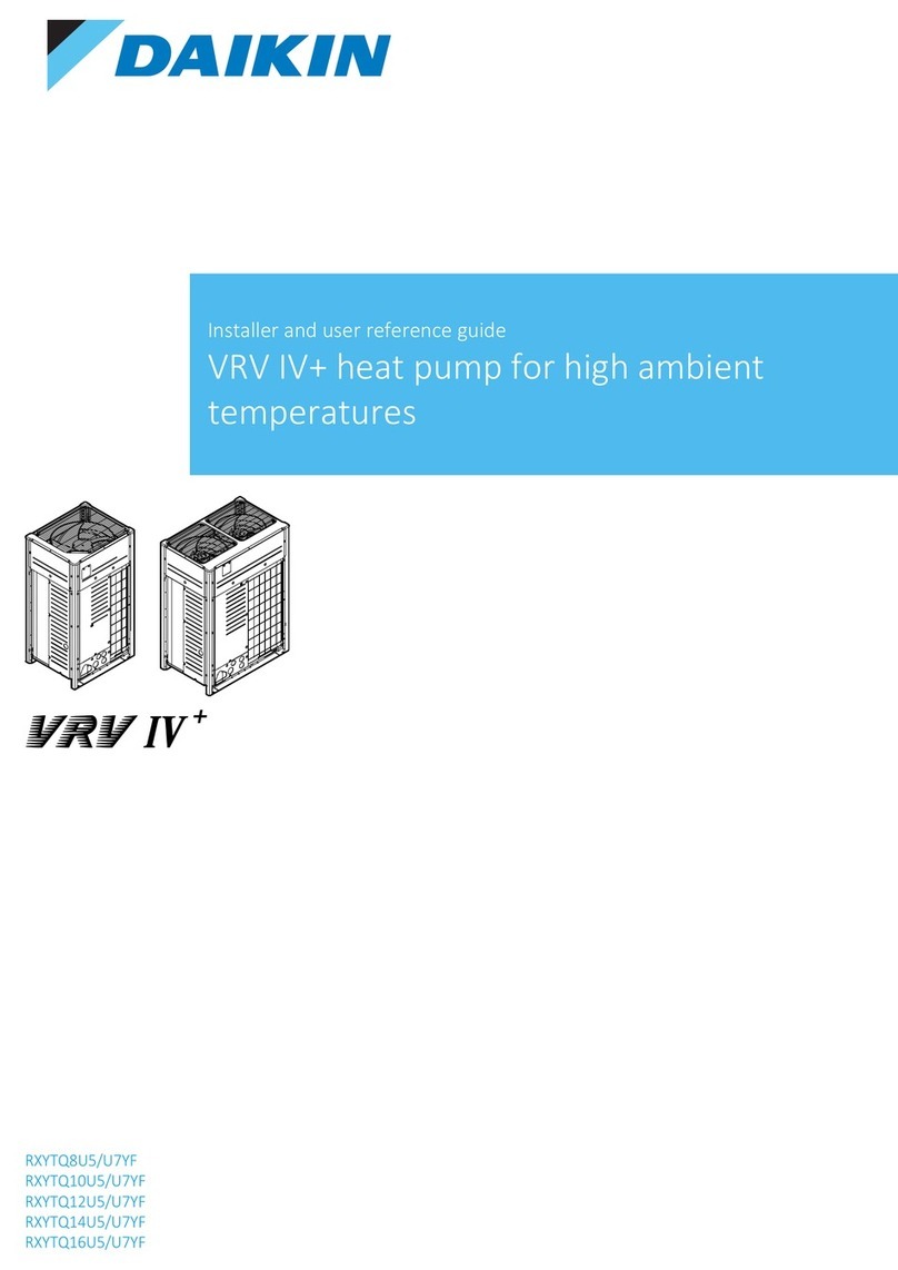 Daikin VRV IV+ RXYTQ8U5YF User guide