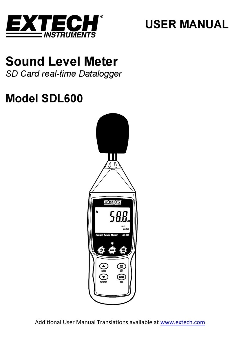 Extech Instruments SDL600-NIST User manual