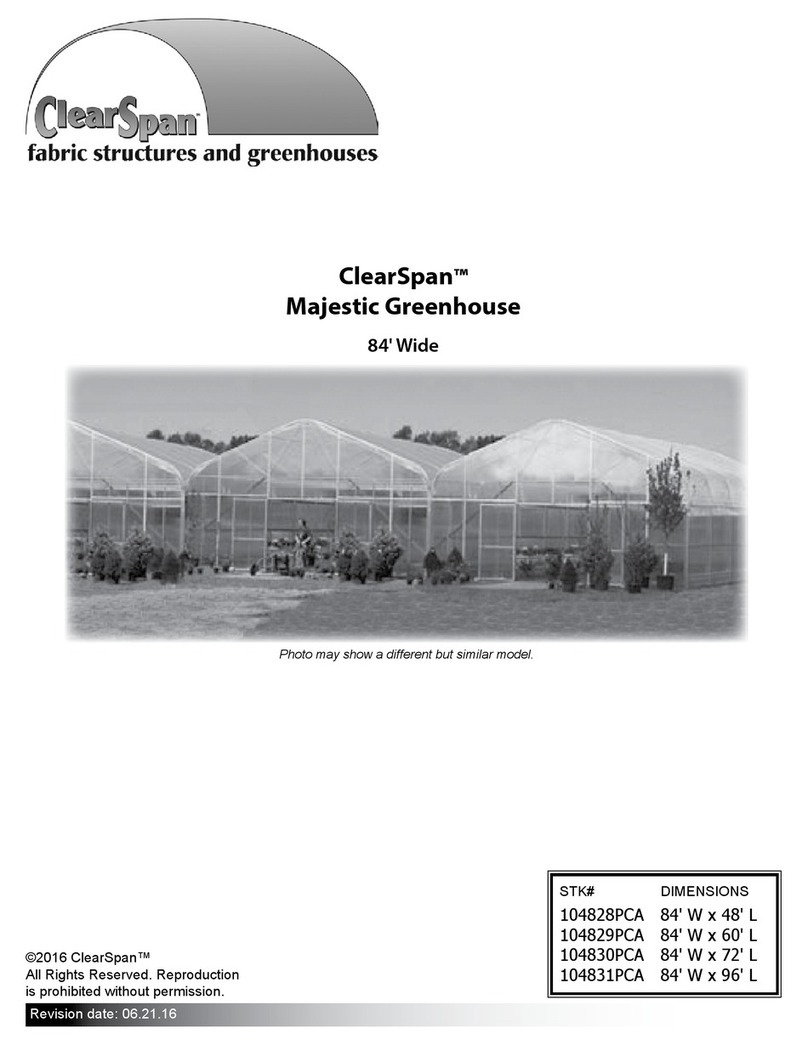 ClearSpan 104828PCA User manual ClearSpan 104828PCA User manual