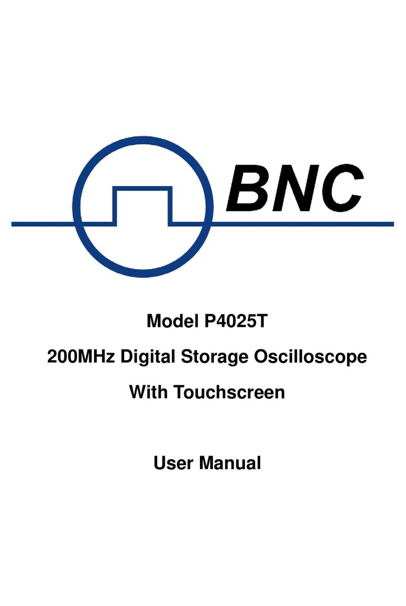 BNC P4025T User manual