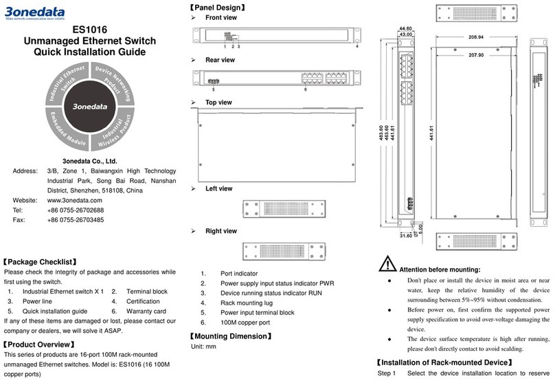 3One data ES1016 User manual