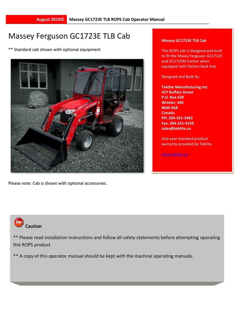 Tektite Massey Ferguson GC1723E User manual