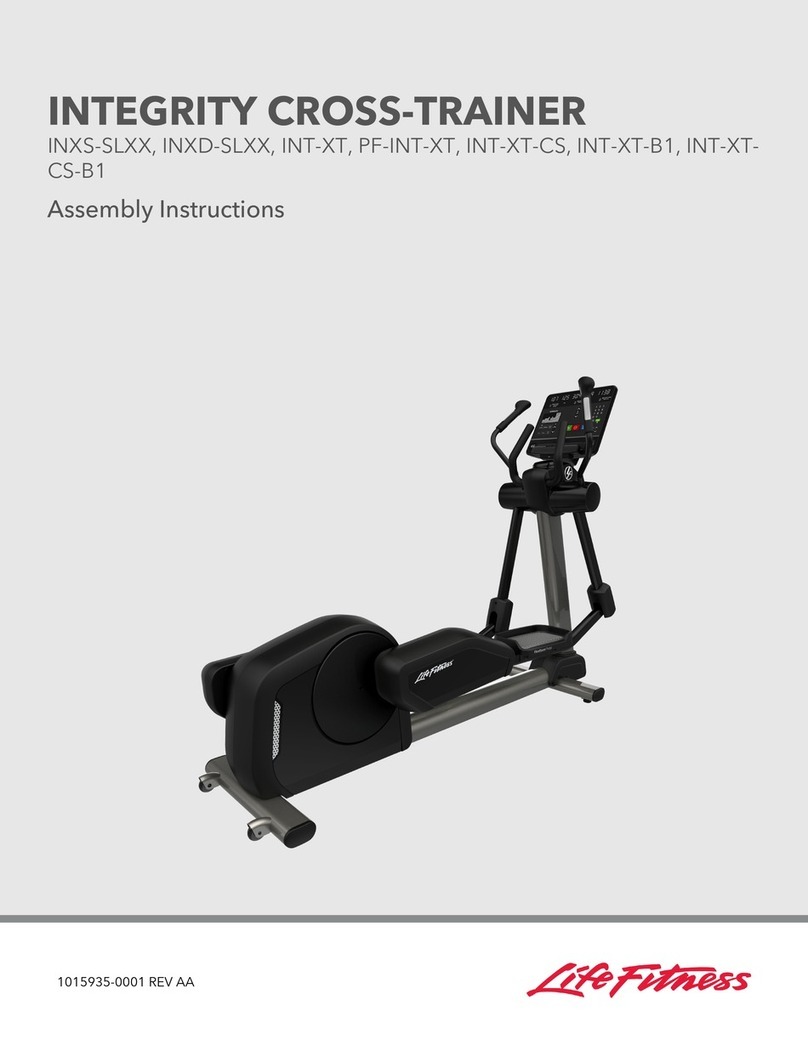Life Fitness INXS-SLXX Assembly instructions