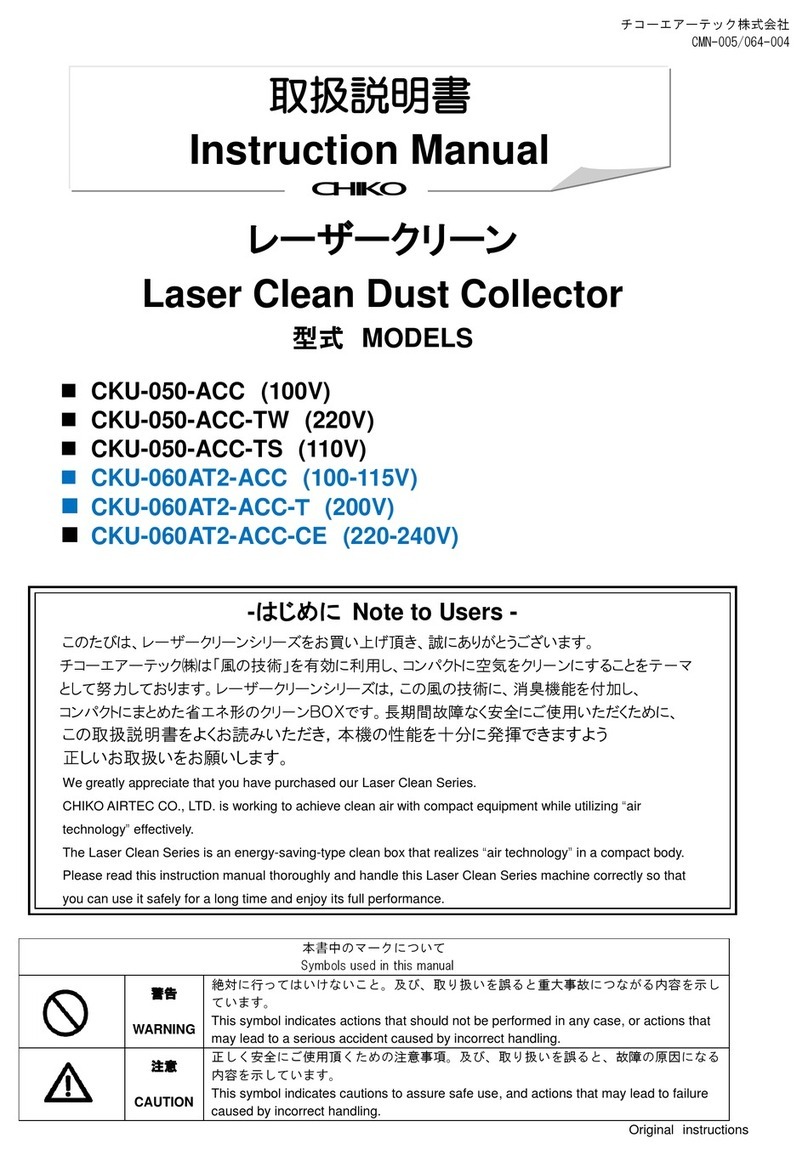CHIKO AIRTEC CKU-050-ACC instruction manual