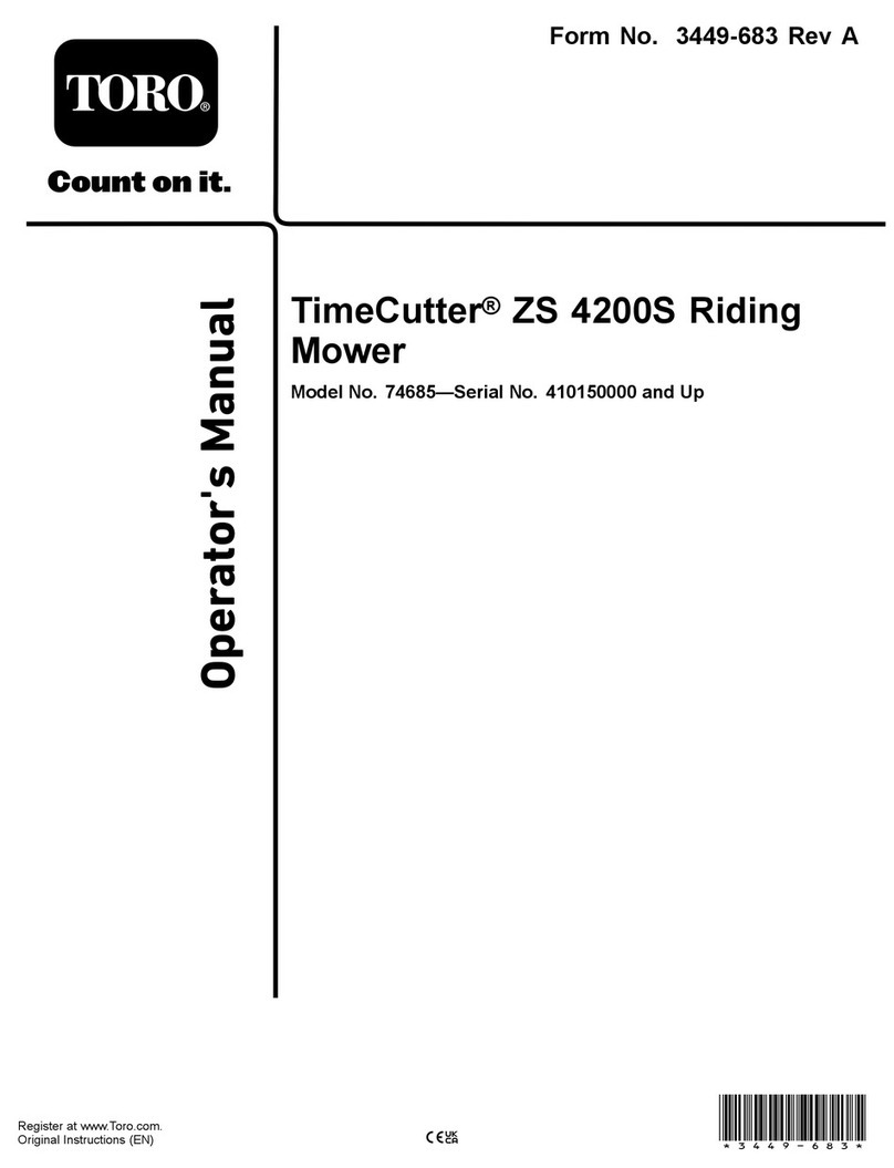 Toro TimeCutter ZS 4200S Operator's manual Toro TimeCutter ZS 4200S Operator's manual