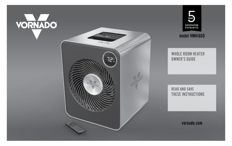 Vornado VMHi600 owner's guide