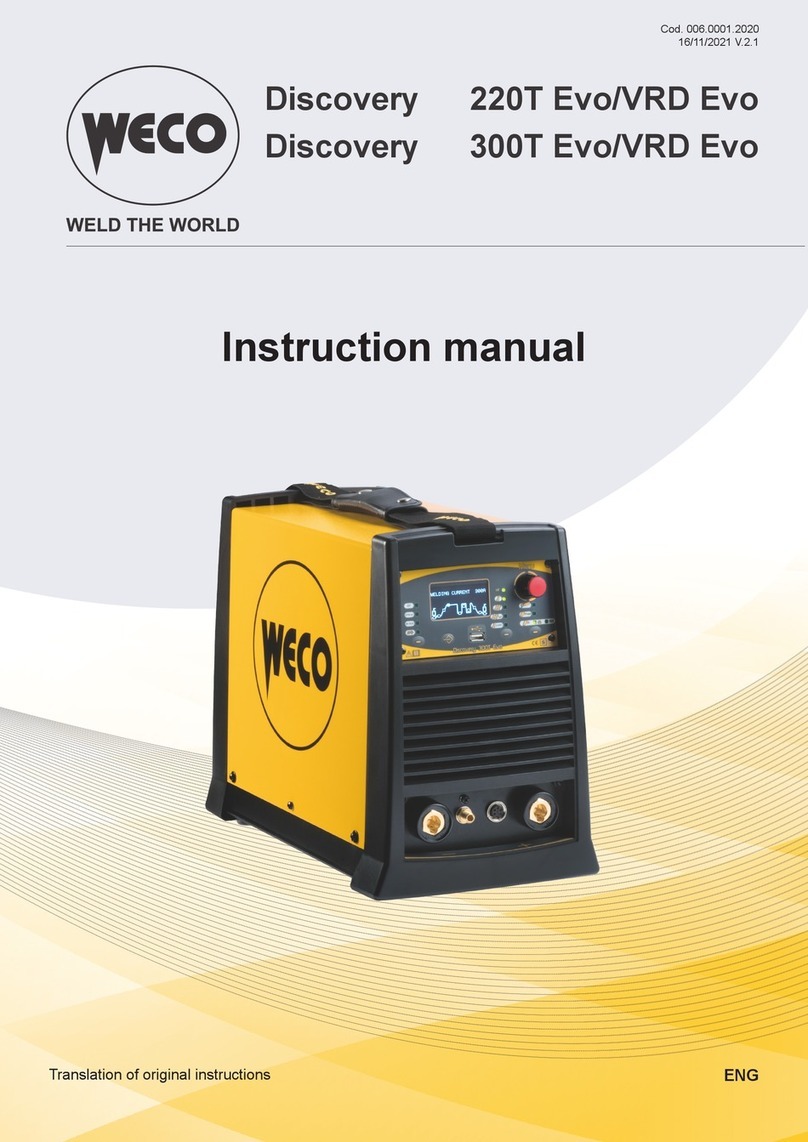 Weco Discovery 220T Evo instruction manual