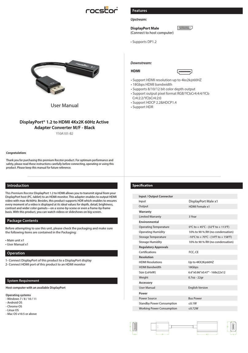 Rocstor Y10A101-B2 user manual