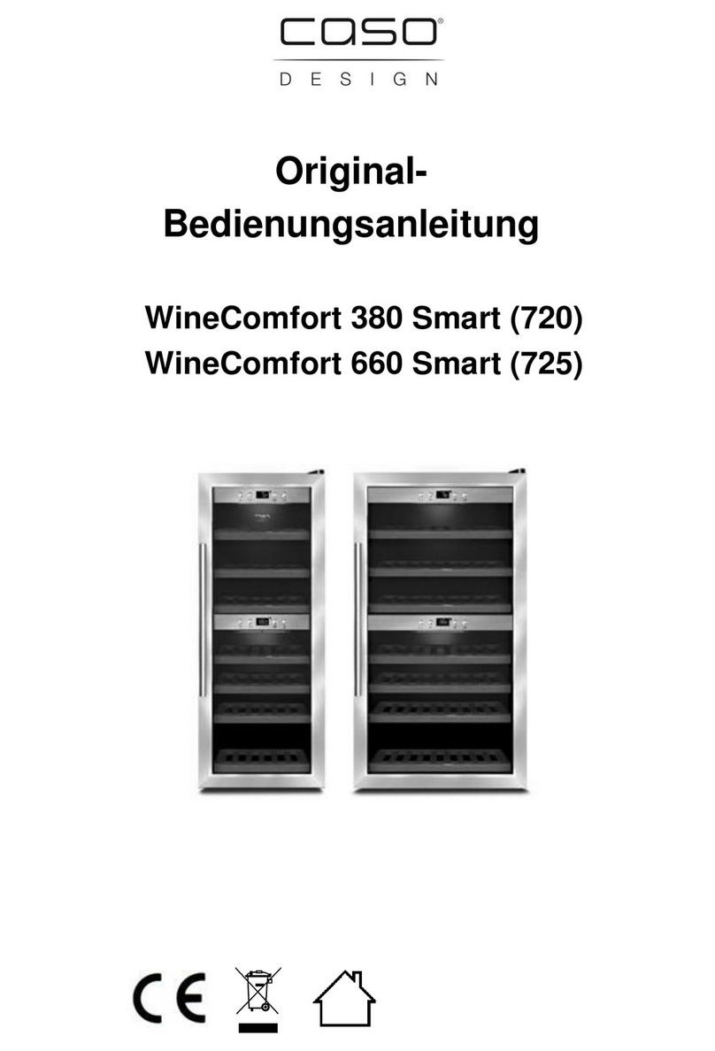 CASO DESIGN WineComfort 380 Smart Original operating manual CASO DESIGN WineComfort 380 Smart Original operating manual