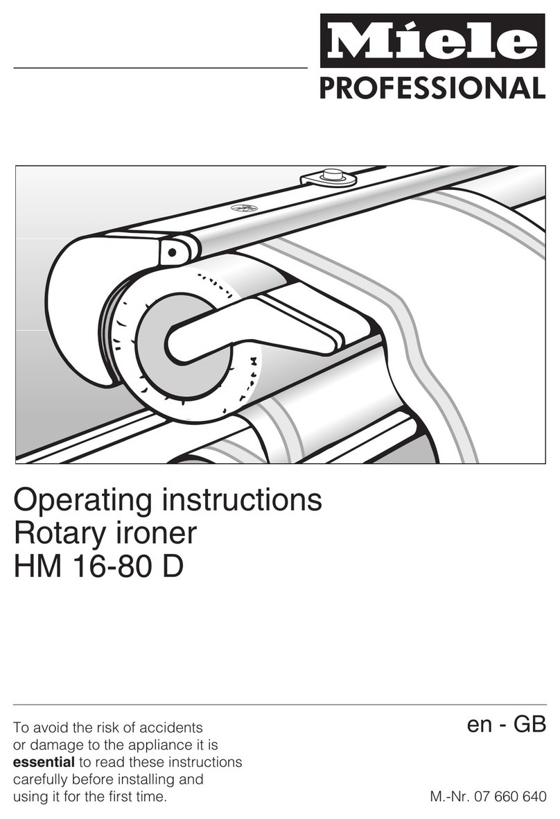 Miele HM 16-80 D User manual Miele HM 16-80 D User manual