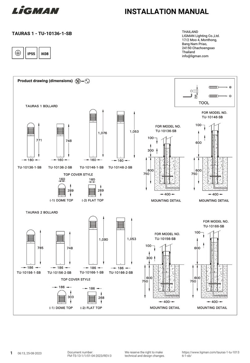 LIGMAN TU-10136-SB User manual