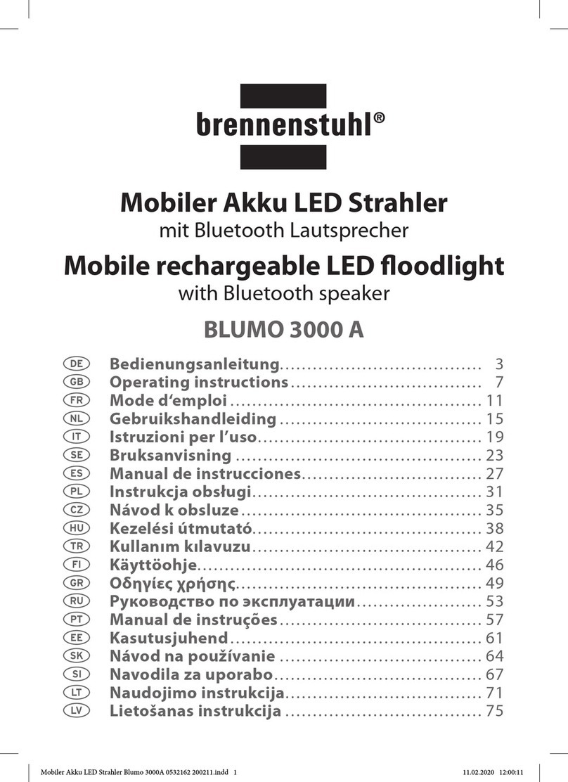 brennenstuhl BLUMO 3000 A operating instructions