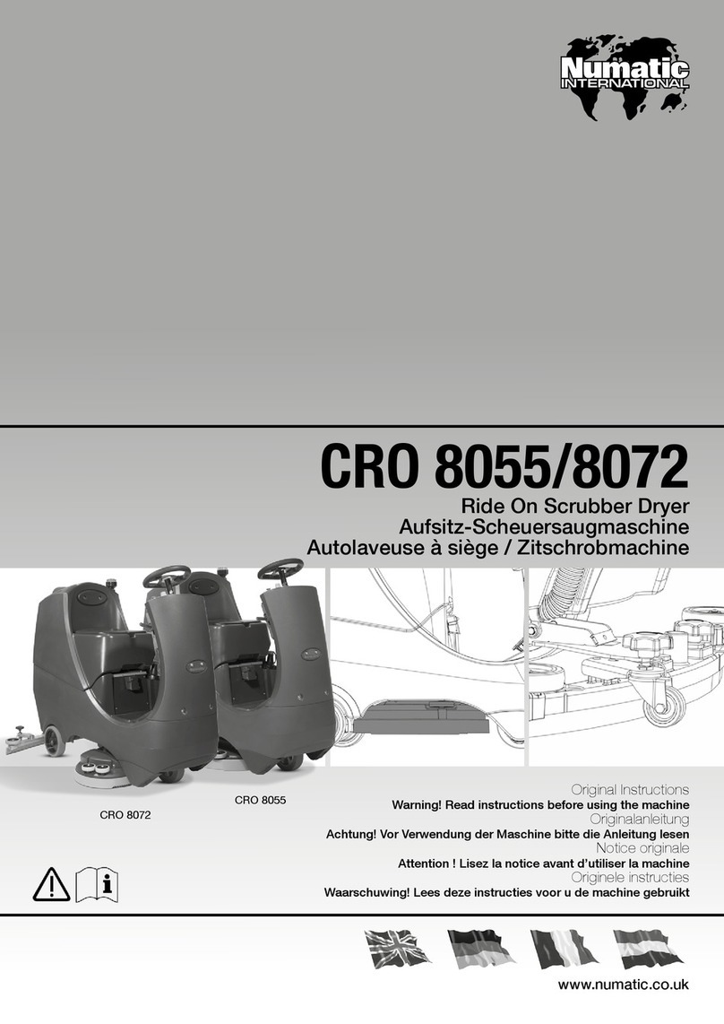 Numatic CRO 8072 User manual