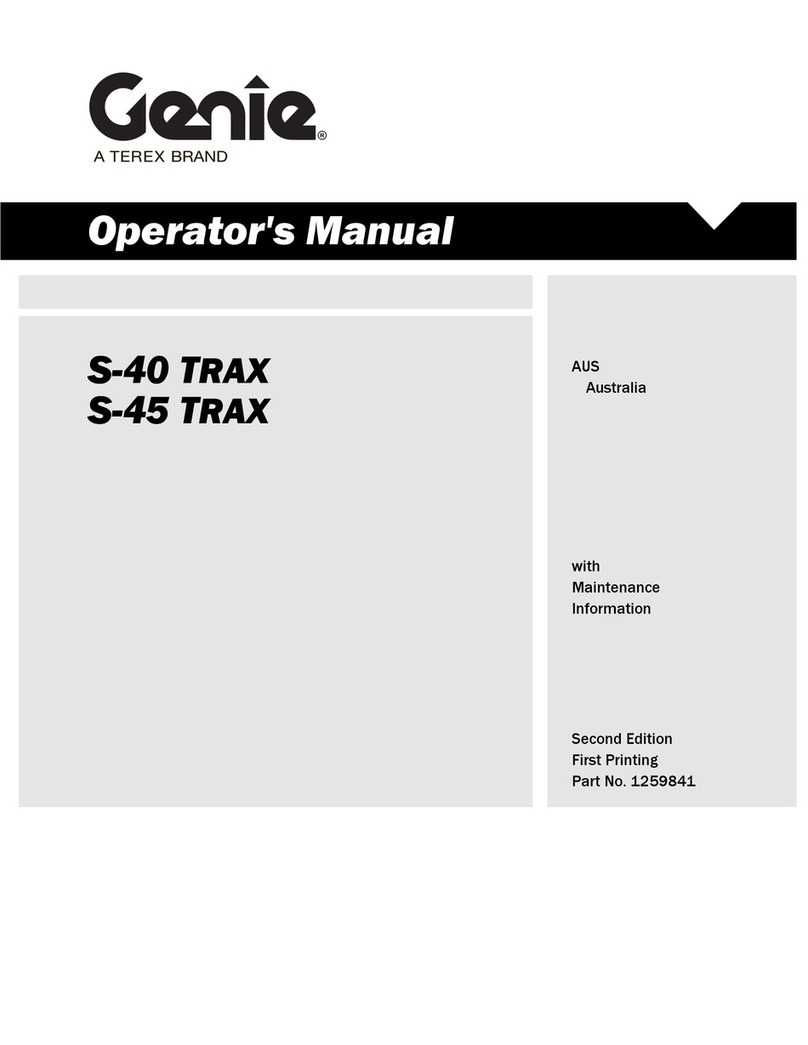 Terex Genie S-45 Trax User manual Terex Genie S-45 Trax User manual