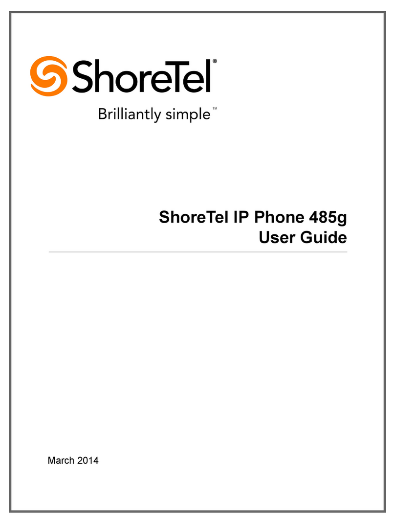 SHORE TEL IP485G user guide