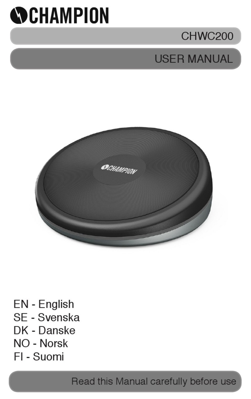 Champion CHWC200 user manual