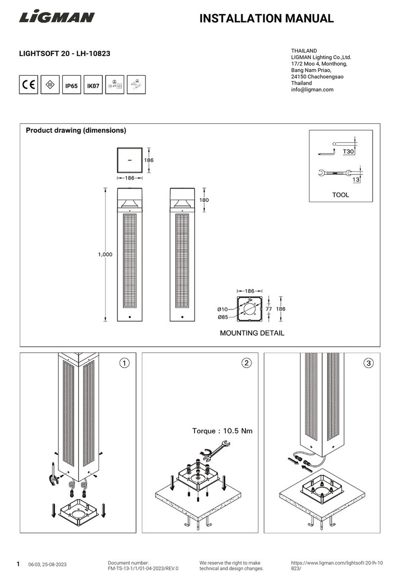 LIGMAN LH-10823 installation manual