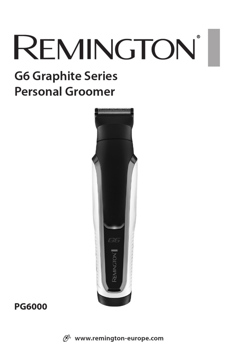 Remington G6 Graphite Series User manual