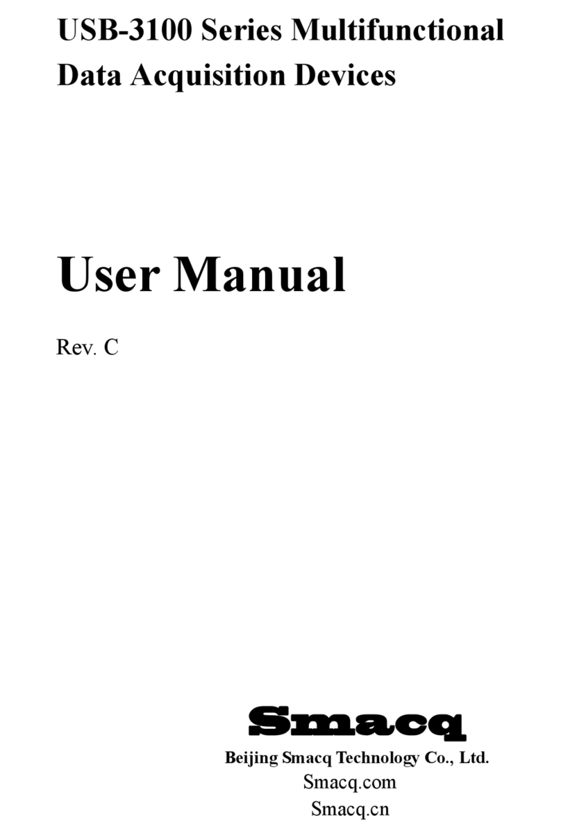 Smacq Technologies USB-3100 Series user manual
