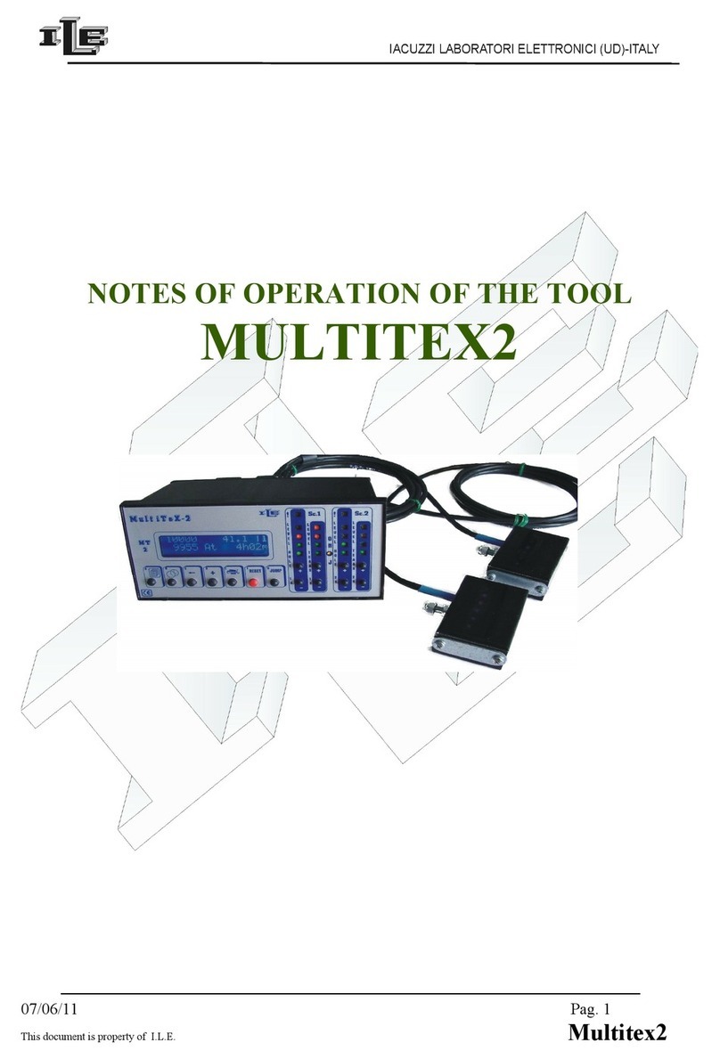 ILE MULTITEX2 Operation Notes