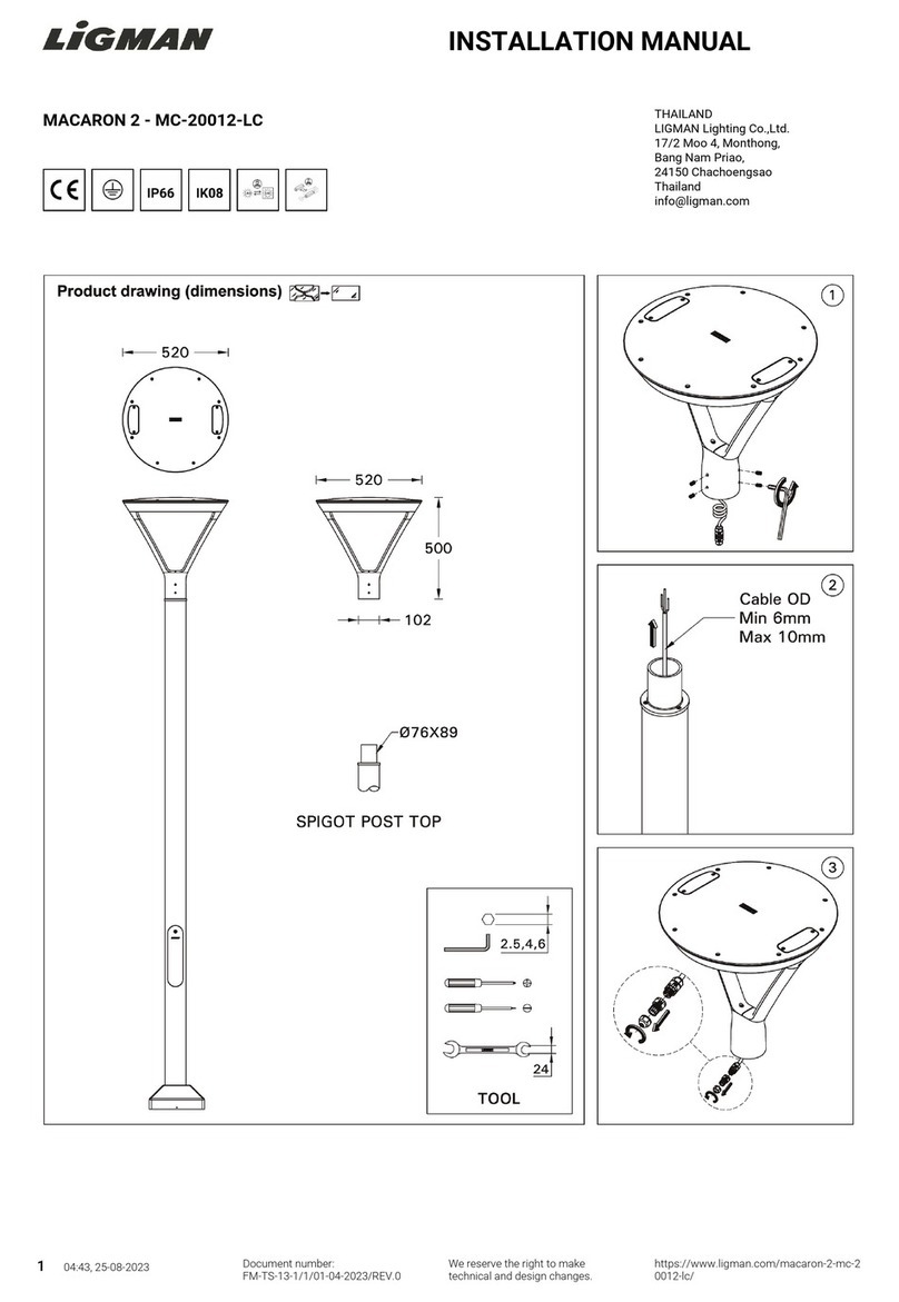 LIGMAN MC-20012-LC installation manual