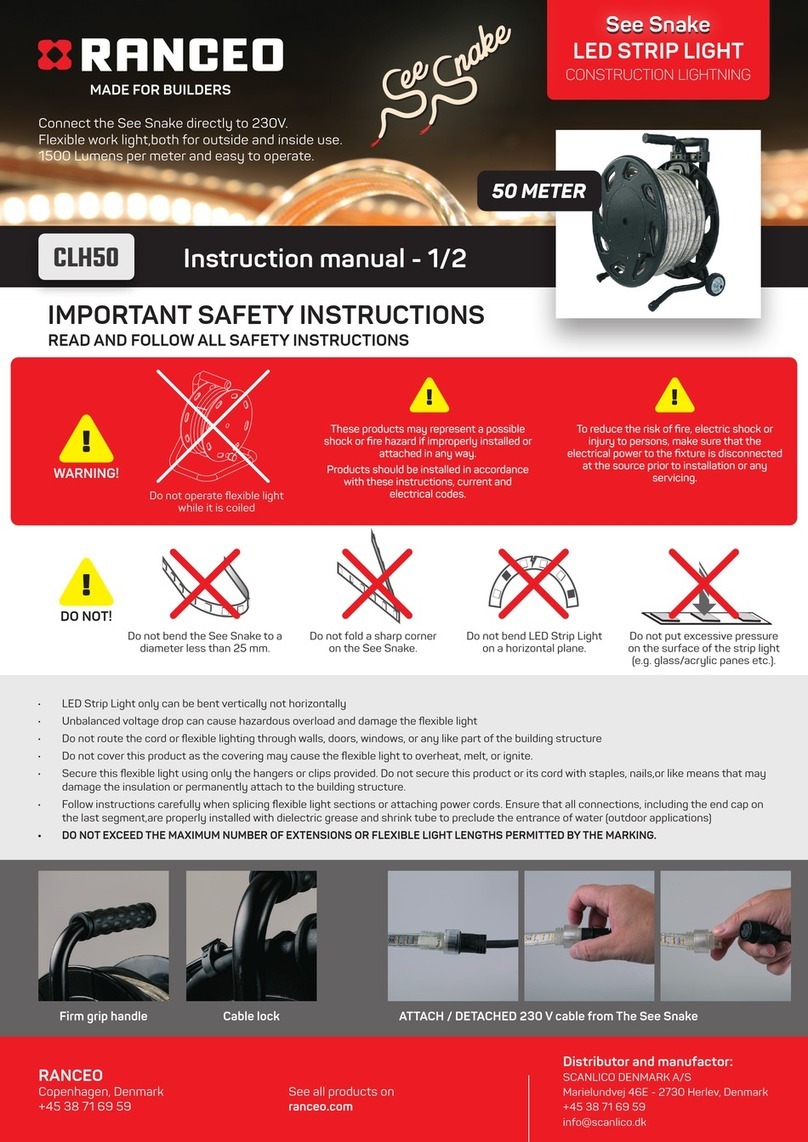 RANCEO See Snake CLH50 instruction manual