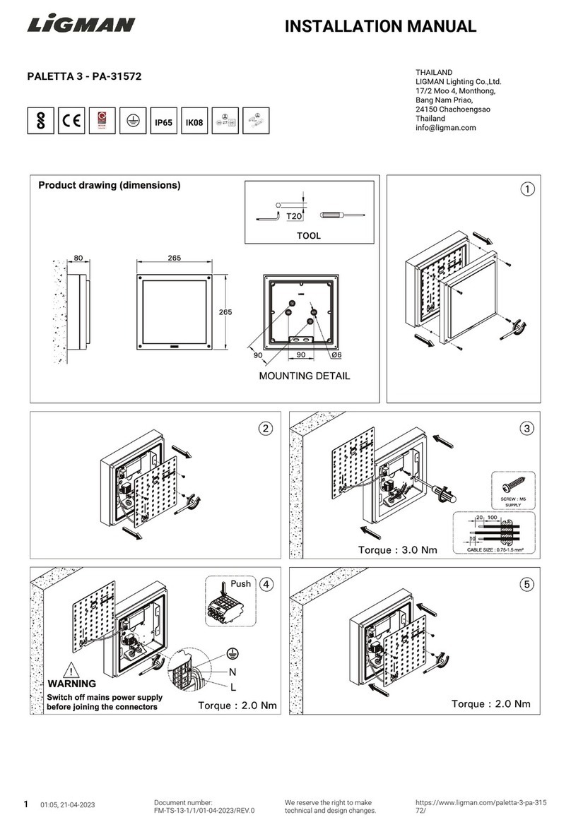 LIGMAN PA-31572 User manual