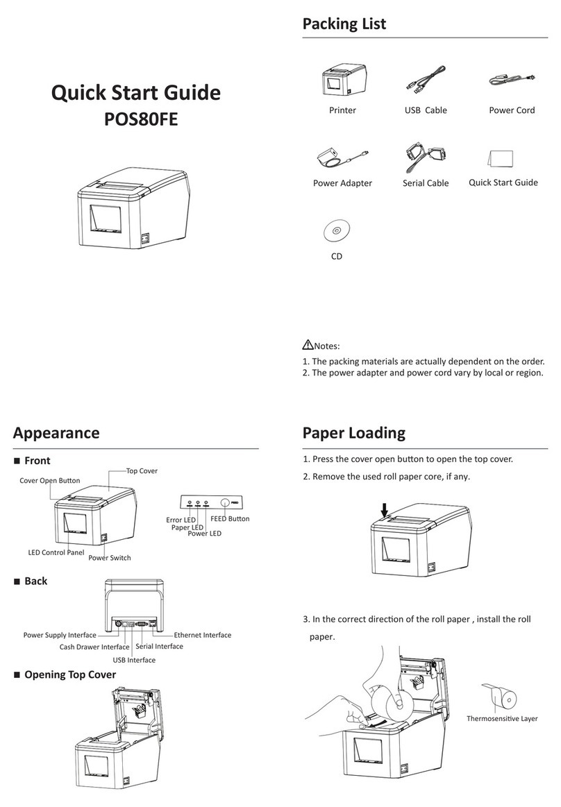 HPRT POS80FE User manual