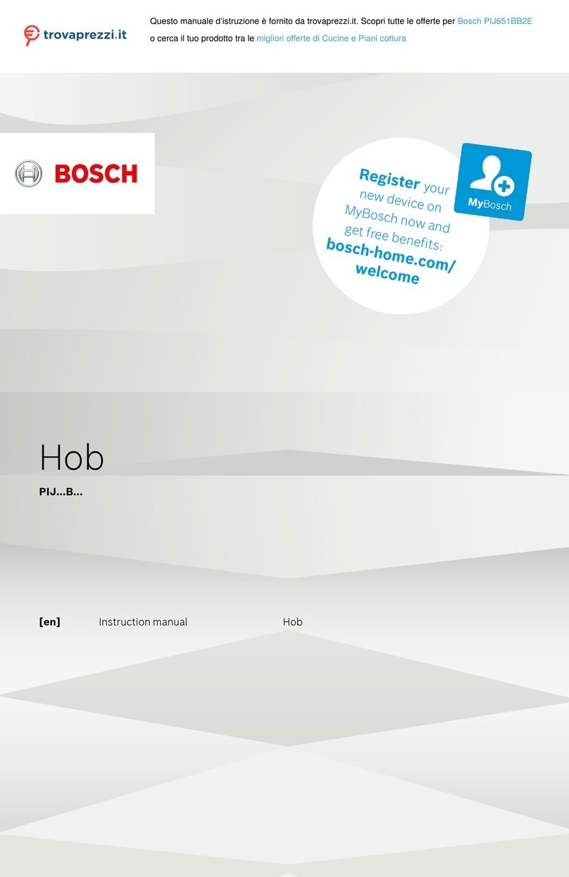 Bosch PIJ B Series instruction manual