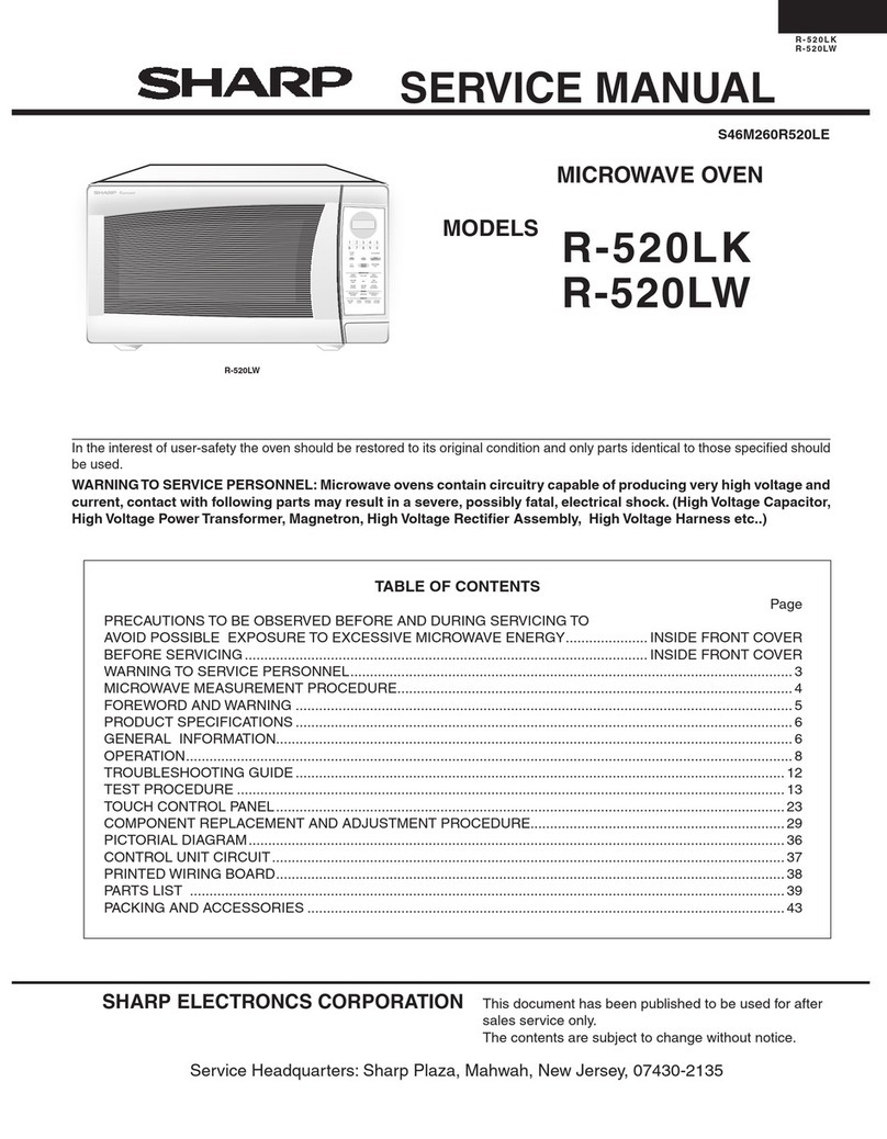 Sharp R-520LK User manual