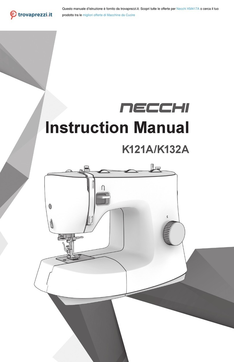 Necchi K121A User manual Necchi K121A User manual