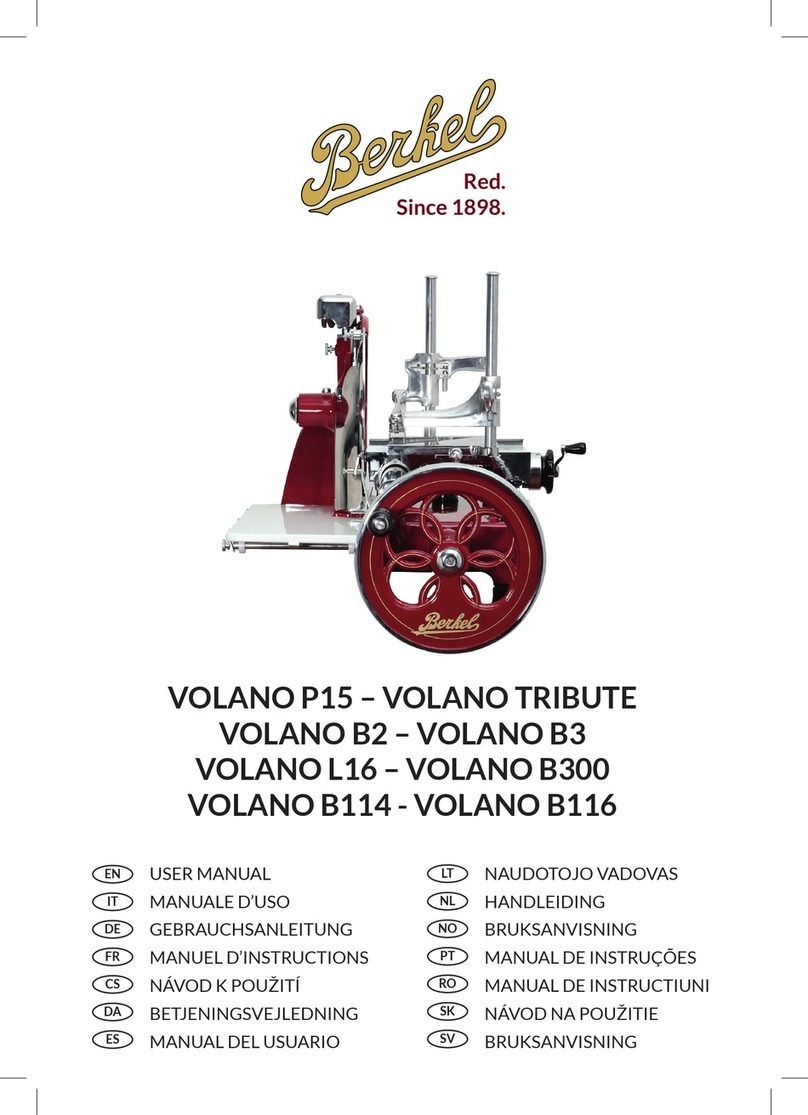 Berkel VOLANO B2 User manual