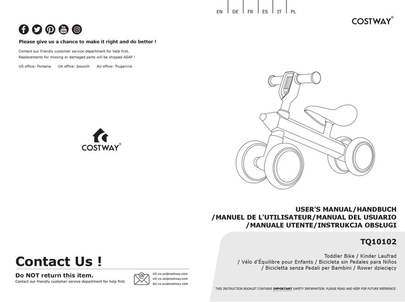 Costway TQ10102 user manual