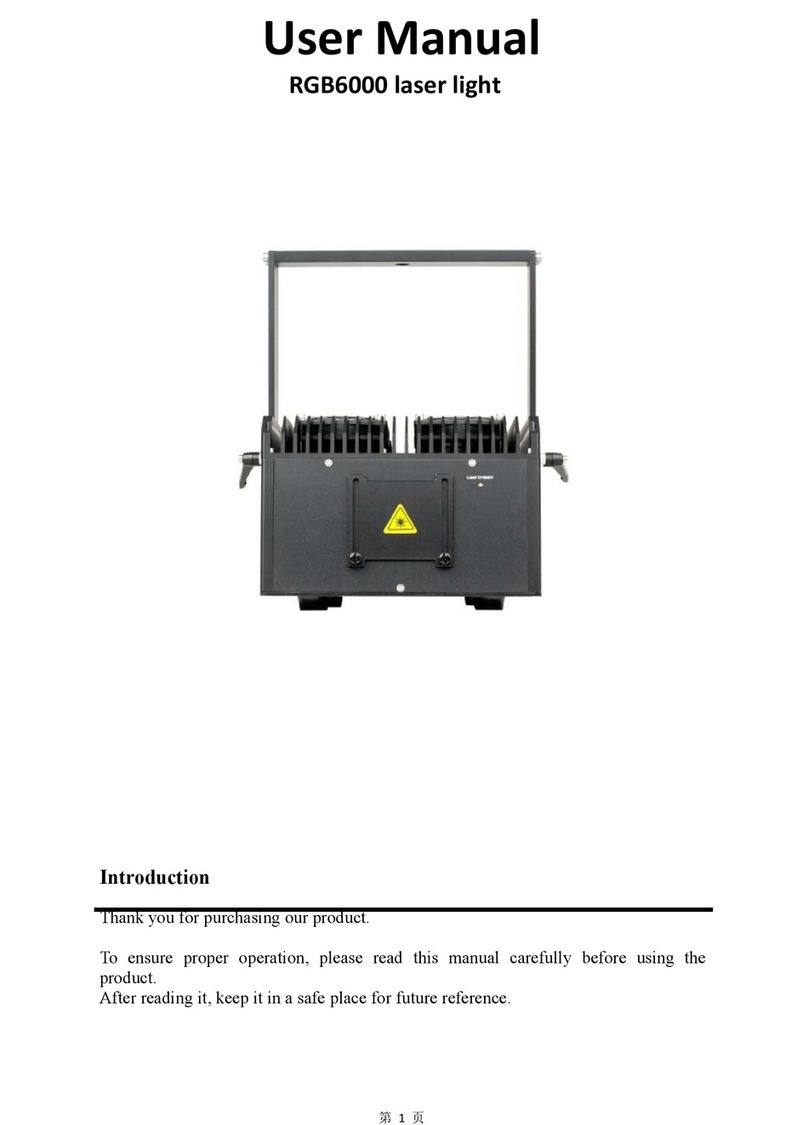 gagalight RGB6000 user manual