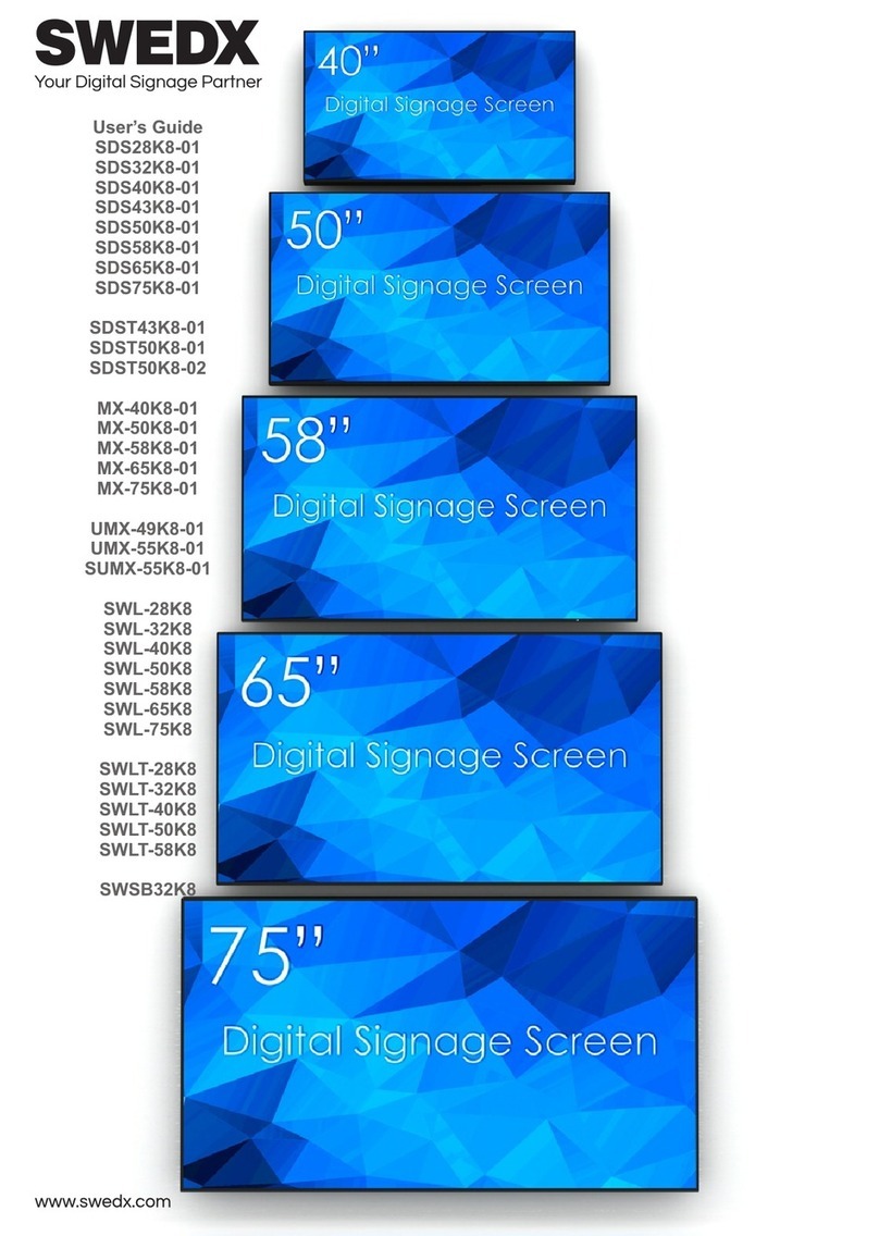 SWEDX SDST43K8-01 user guide