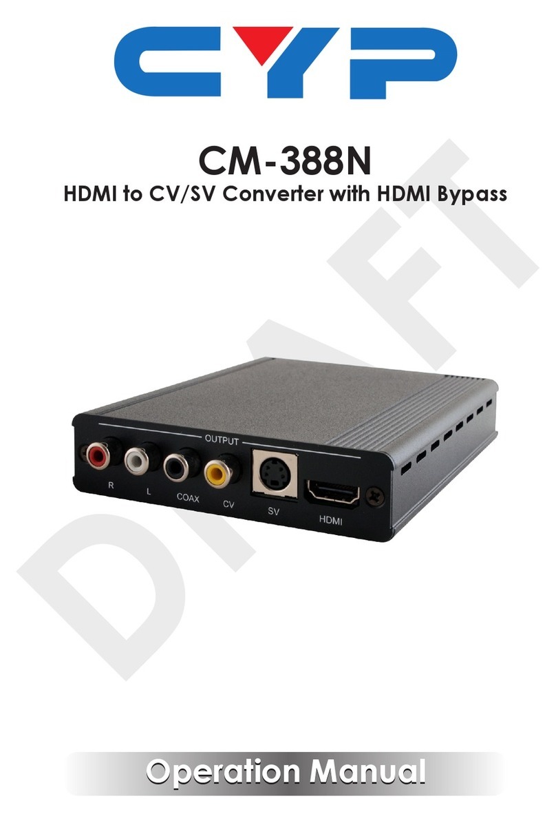 CYP CM-388N User manual