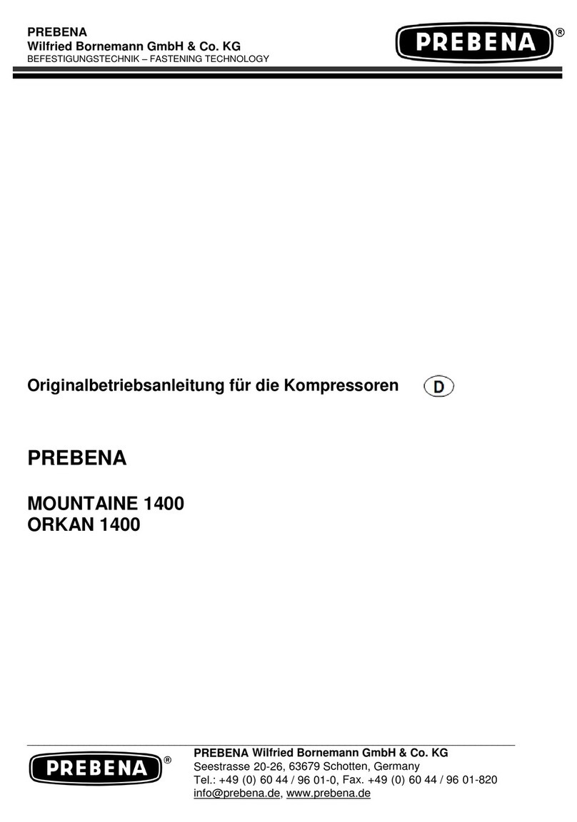Prebena MOUNTAINE 1400 manual