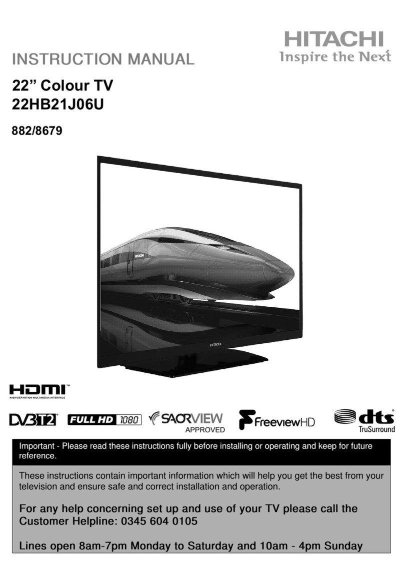 Hitachi 22HB21J06U instruction manual