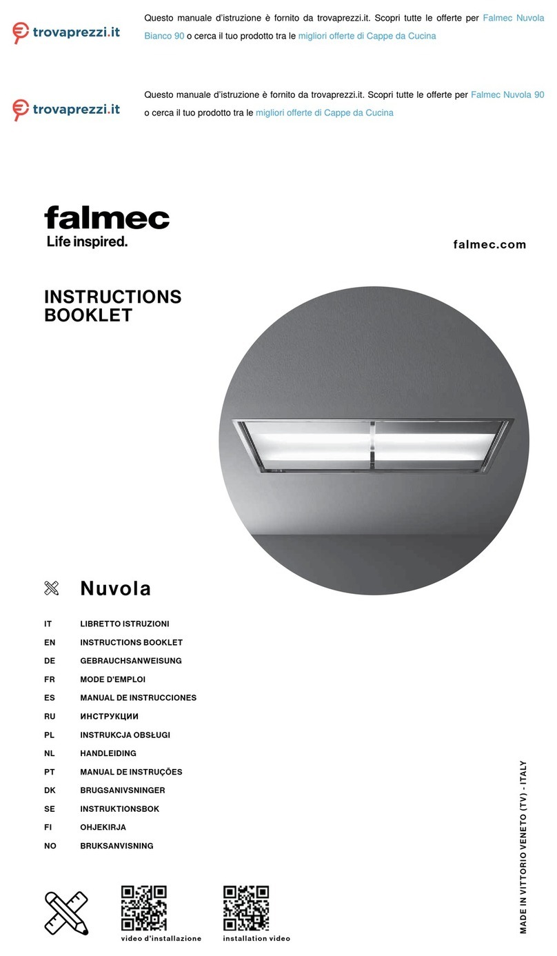 FALMEC NUVOLA Instruction booklet