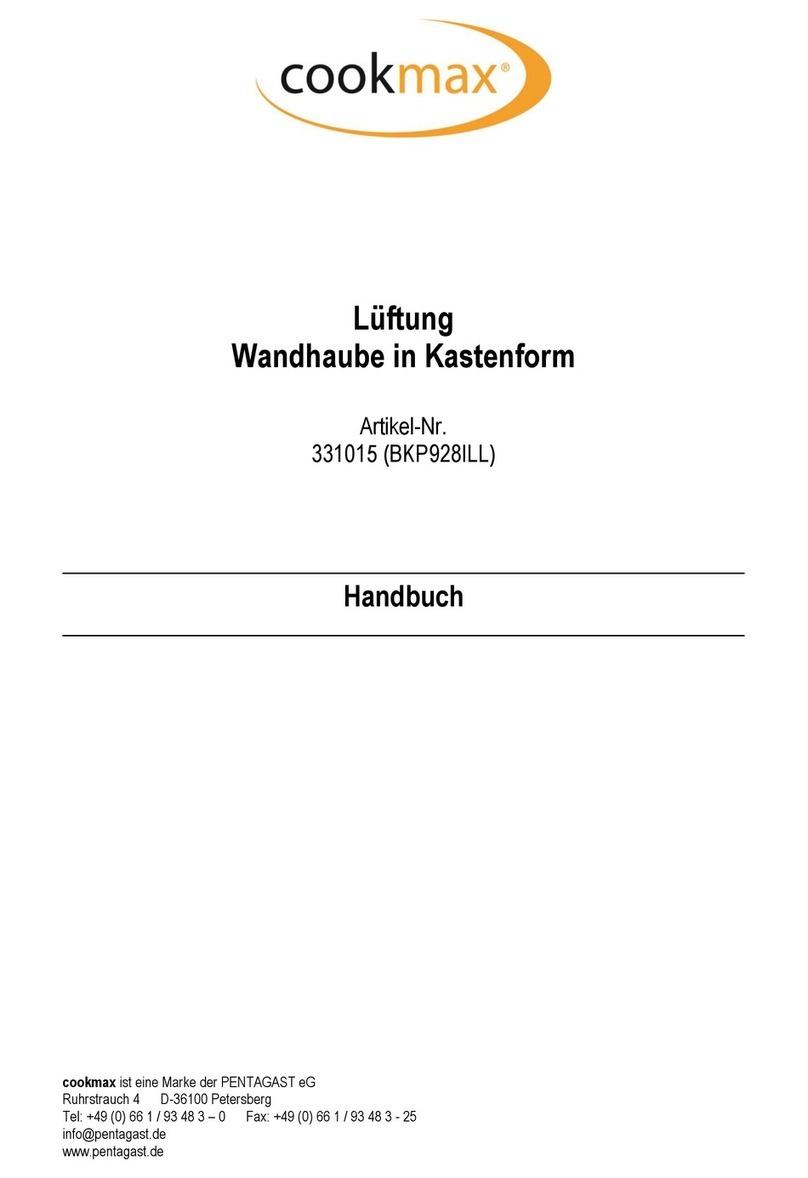 CookMax BKP928ILL User manual