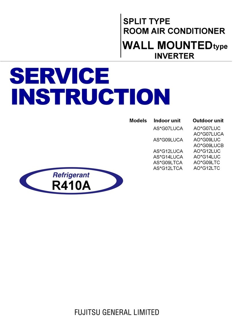 Fujitsu AS G09LTCA Series Original operating manual