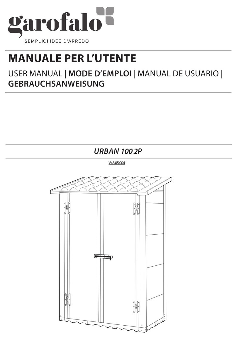 garofalo URBAN 100 2P user manual