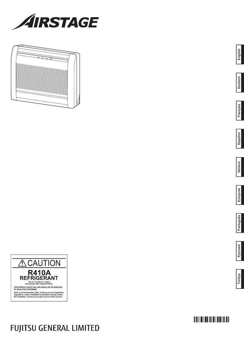 Fujitsu AirStage AG A004GCEH Series User manual
