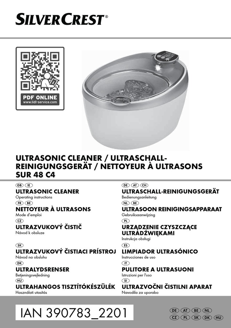 Silvercrest 390783 2201 operating instructions