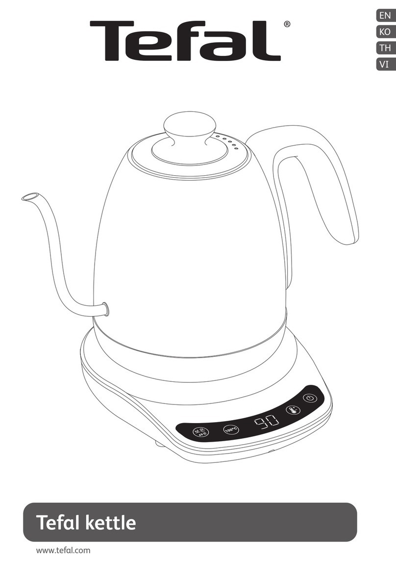 TEFAL Cafe Control KO9238KR User manual