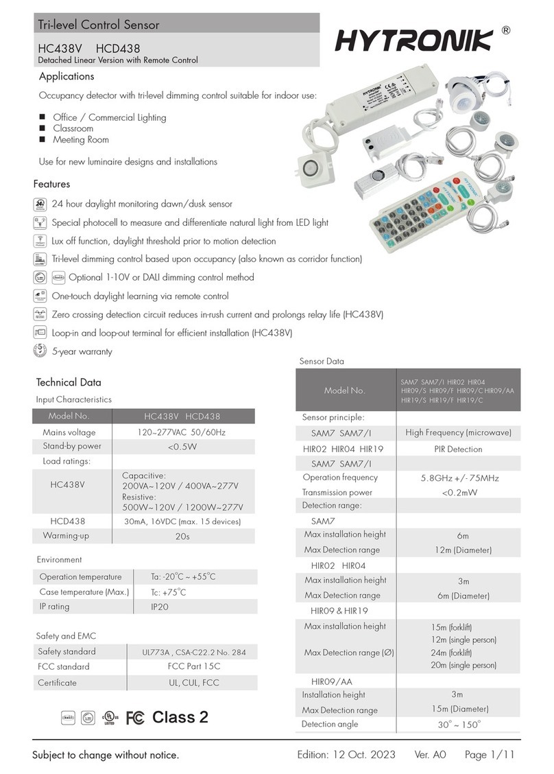 Hytronik HCD438 manual