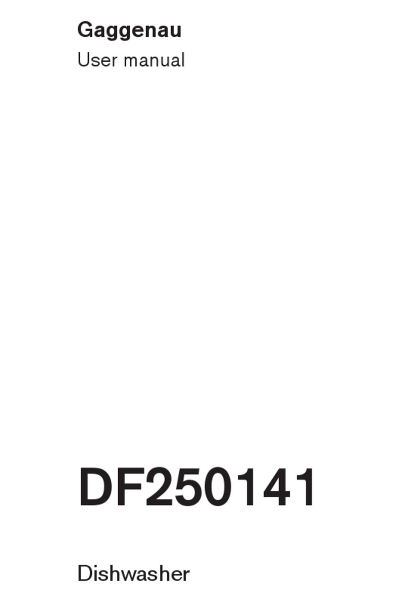 Gaggenau DF250141 User manual